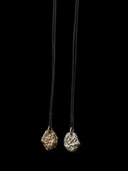 Flat pebble pendant