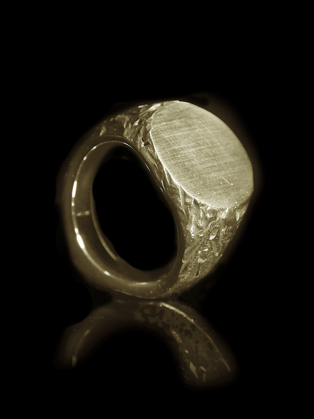 Textured Signet Ring
