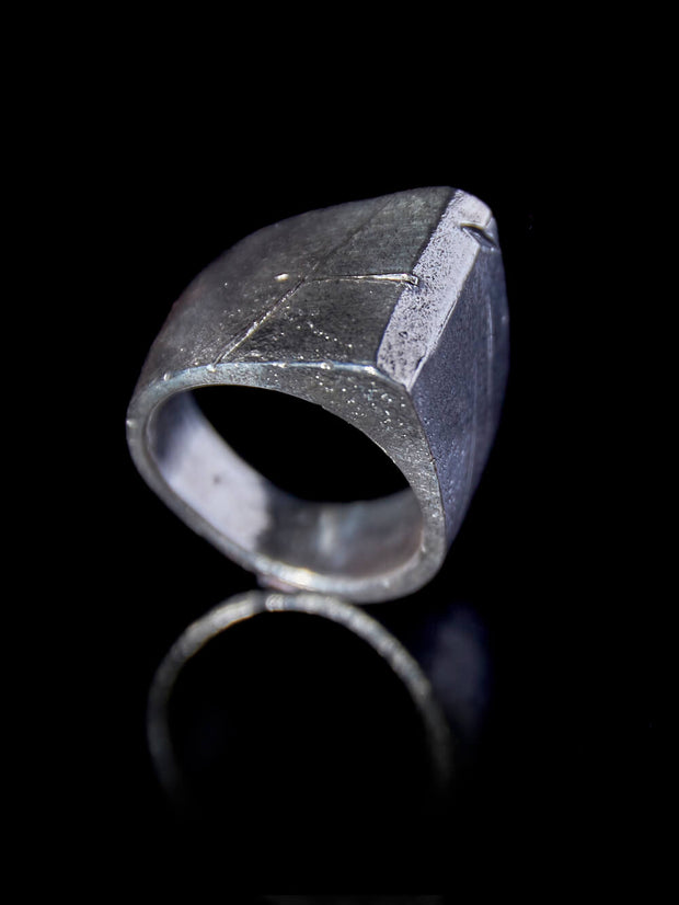 Monolithic Cosmism Silver Ring 