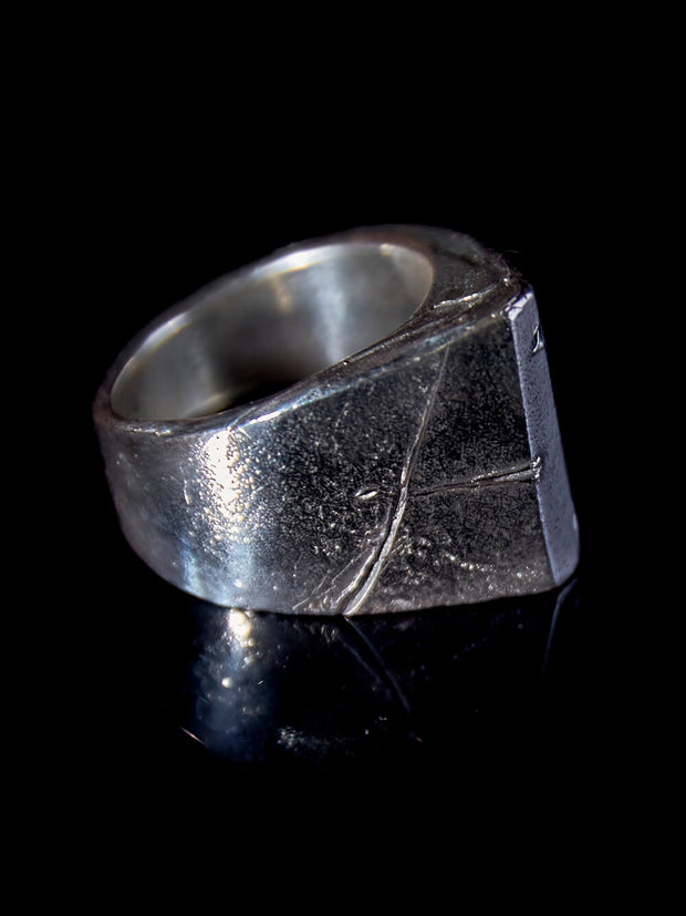 Monolithic Cosmism Silver Ring 